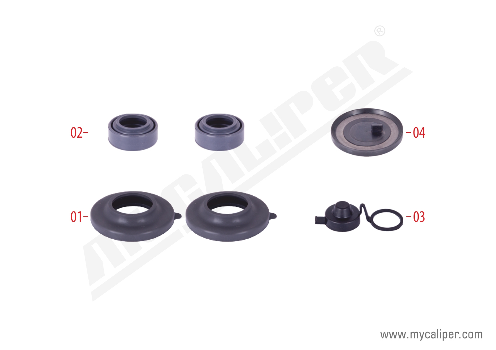 Tappet & Boot Assembly Repair Kit 